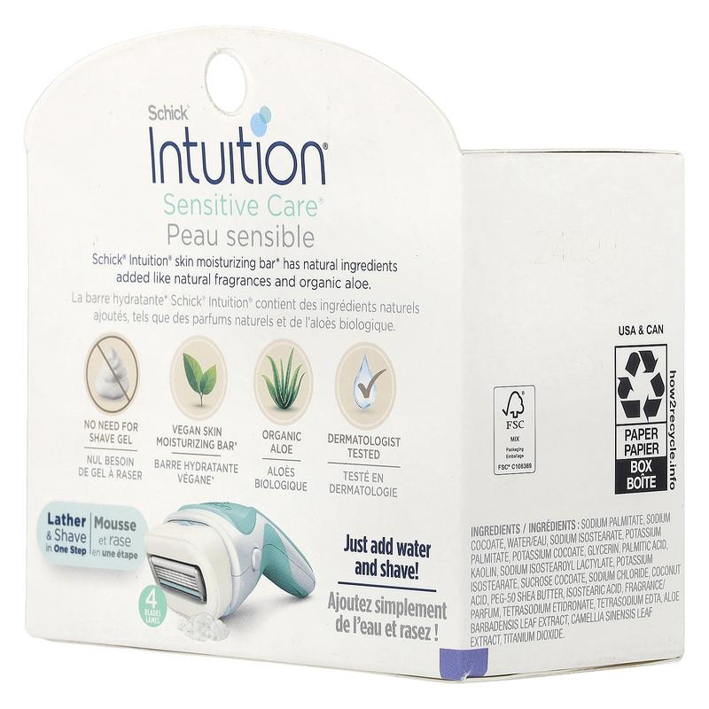 Schick Intuition®, Sensitive Care, Replacement Cartridges, 6 Cartridges