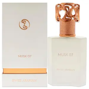 Swiss Arabian Musk 07 – 1.7 oz EDP Spray – Arabian Perfume for Women and Men – Long-Lasting Fragrance from Dubai – Seductive Musk and Fruity Floral Signature Scent