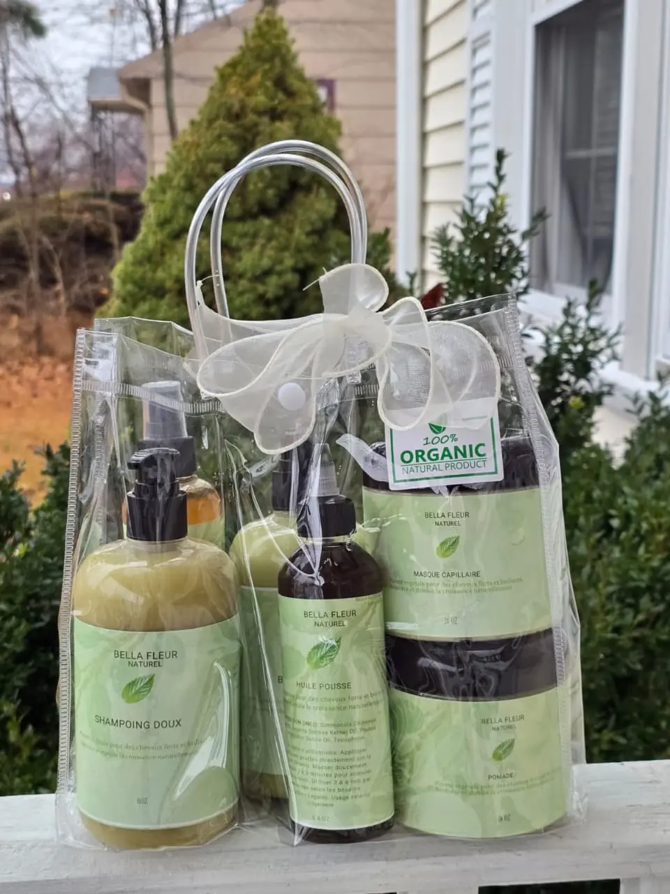 Kit Cadeau Bella Fleur Naturel – Soin Complet Anti-Chute & Pousse