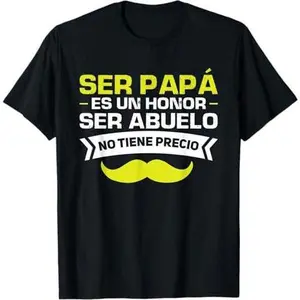 Mens Ser Papá es un honor ser Abuelo Grandfather T-Shirt