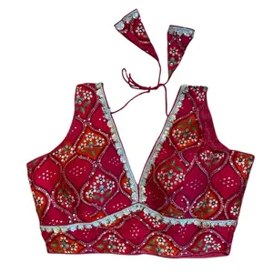 Bandhani Blouses - Stylish Top with Unique Design and Colorful Patterns for Versatile Wear. Womenswear