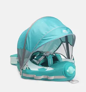 Heccei FoamCore Ultra TriPose Aero Safety Baby Float for 3M-4Y | UPF 50+ Removable Canopy