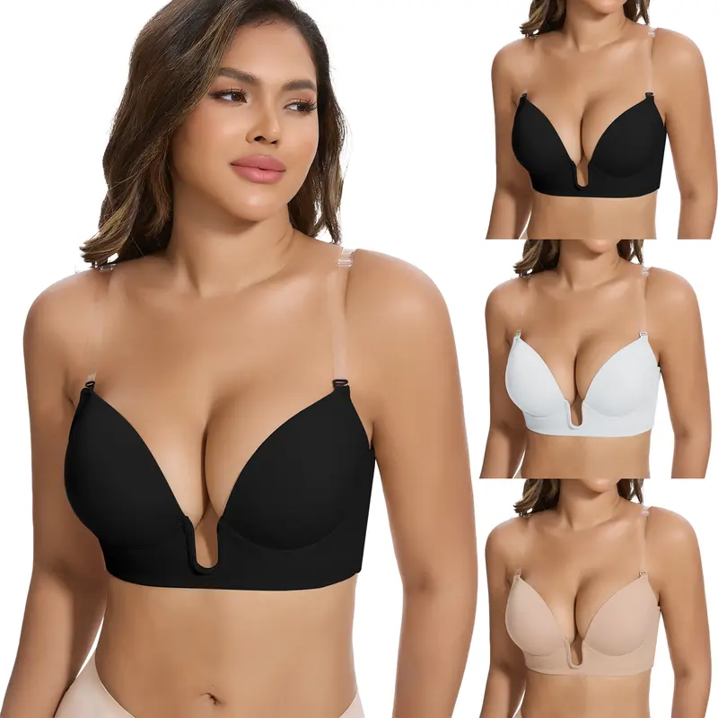 Clear back clear strap bra - TikTok Shop Clear back clear strap bra - TikTok Shop