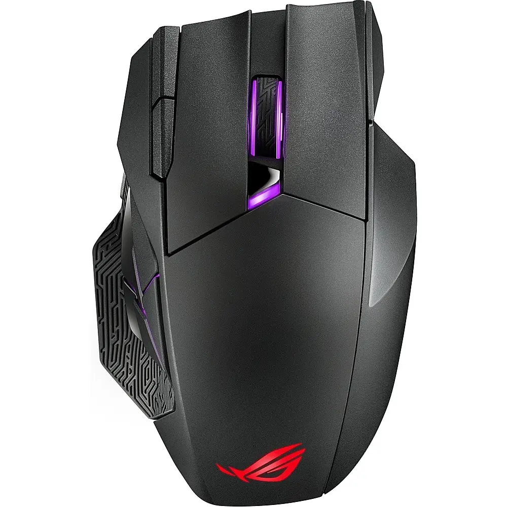 ROG Spatha X Optical Gaming Mouse with 12 Programmable Buttons and Magnetic Charging Stand
