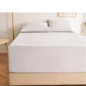 Deep Pocket King Bed Sheet Set - 3 Piece Set, 2 Pillowcases - 18 "Deep Pocket Bed Sheet Mattress Cover 03-Grey, King
