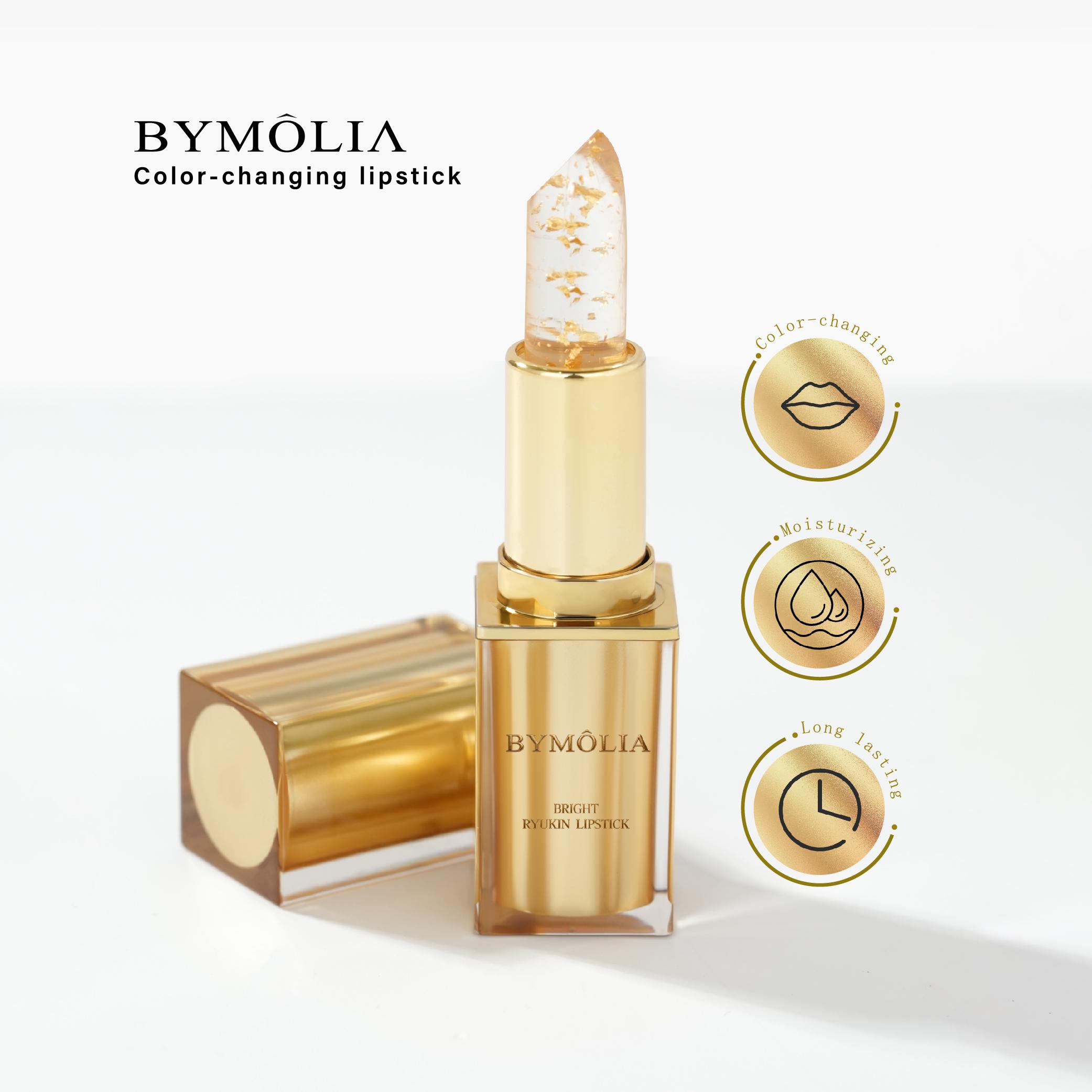 BYMOLIA Transferproof Color-Changing Lipstick - Long-Lasting, Moisturizing, Temperature-Sensitive Color Change,  Alcohol Free, Ideal for Blend Gift - Moisture Moisturizer Makeup Radiant Hydrate Hydrating Gloss Lipgloss Cosmetic Glossy Glitter lipglossss