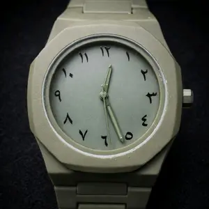 Vantique Luxury Watch Set (Moss Green) Includes Gold&Silver Rope Bracelets