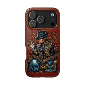 Michael Jackson iPhone Case — "King of Pop" | Compatible with iPhone 11 through 17 Pro Max/Plus Series, and Samsung Galaxy S23 through S25 Series