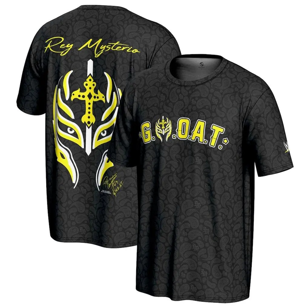 Vintage Legendary Wrestler Graphic T-Shirt, Casual Cotton Shortsleeve Fan Shirt with a Retro Round Neck Print