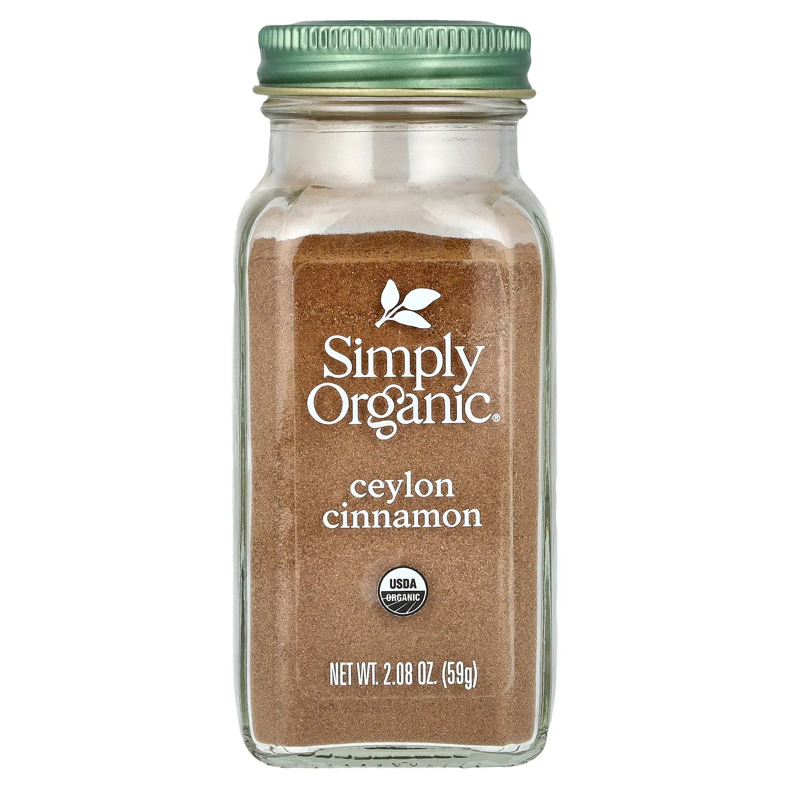 Simply Organic Ceylon Cinnamon, 2.08 oz (59 g)