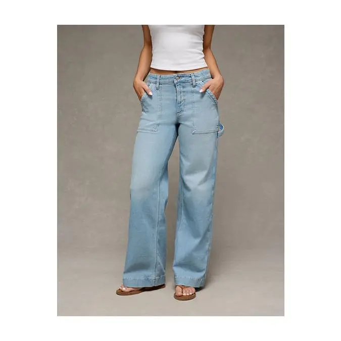 AE Super High-Waisted Baggy Wide-Leg Jean