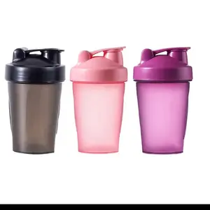 400ml Leak-Proof Portable Compact Protein Shaker, Sports Water Bottles for Gym Use