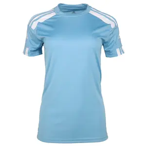 adidas Womens Squadra 21 Crew Neck Short Sleeve Jersey Soccer Cleats  - Blue