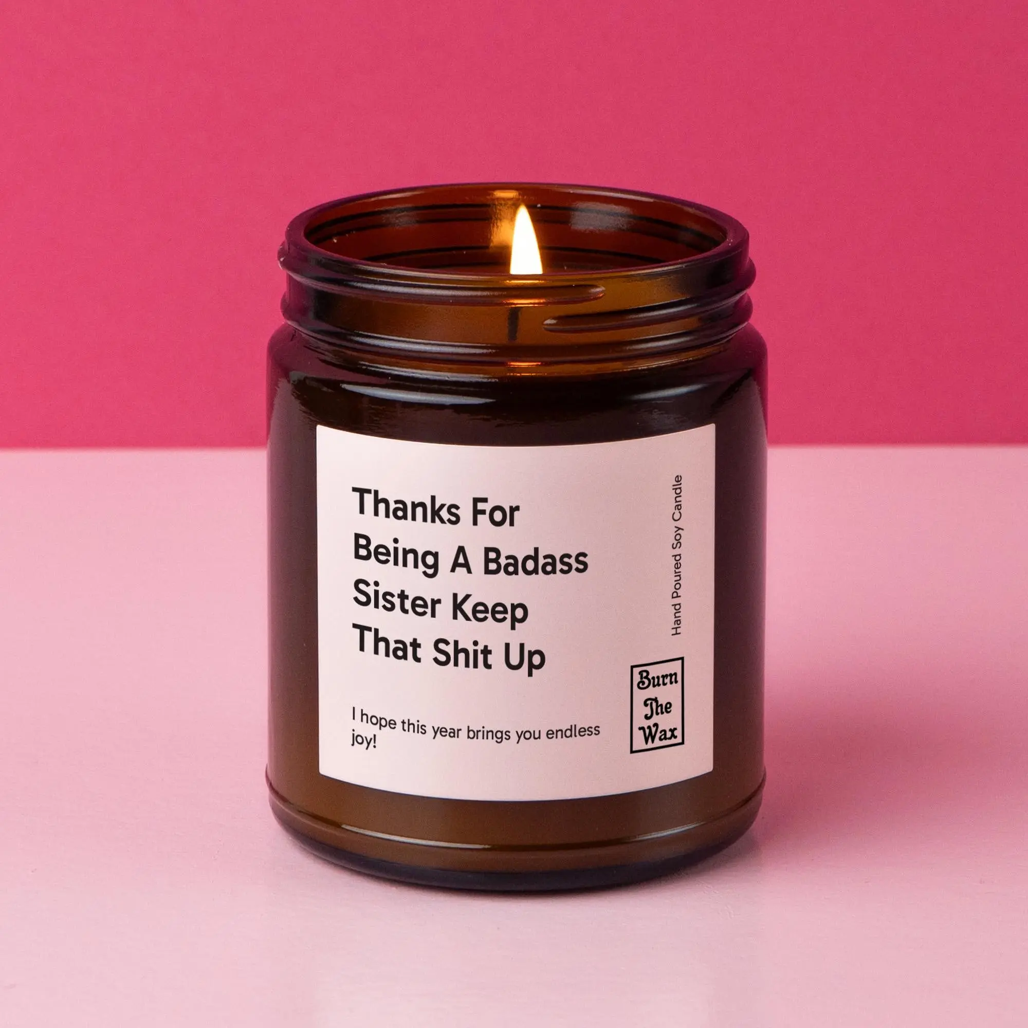 Sister Birthday Soy Candle | Gift for Sister, Sibling, Gift from Brother, Funny Sister Gift, Birthday Gift
