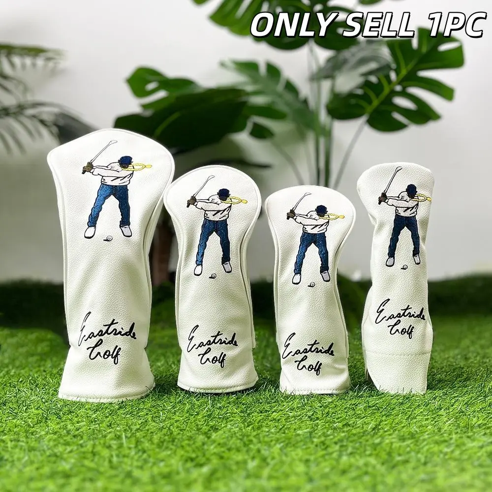 Fashionable Swing Figurine Pattern Golf Club Head Cover, Dust-Proof & Durable Material, Best Protection for Your Golf Clubs, Golf Accessories, Golf Supply
