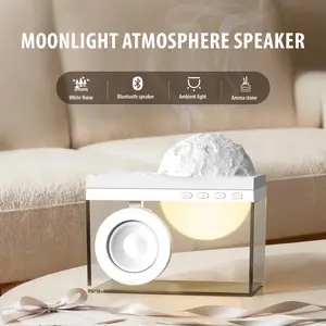 Moonlight Atmosphere Bluetooth Speaker with Lunar Night Light, Aroma Stone and Relaxing White Noise Moonlight Atmosphere Bluetooth Speaker with Lunar Night Light, Aroma Stone and Relaxing White Noise