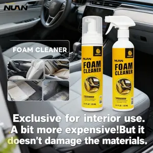 NUAN  Foam Cleaner for Car Seats – Leather, Plastic & Headliner Cleaning Solution