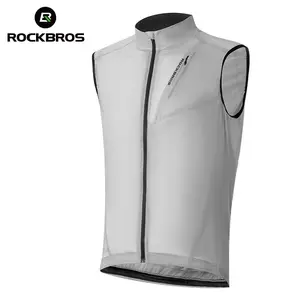 ROCKBROS Cycling Vest Reflective Windproof Unisex UV Protection Lightweight jersey