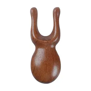 Natural Wooden Nasal Scratching Massage Tool, Anti-Static Eye Face Wood Scraping Board, Manual Facial Massager, Multi-Functional Handheld Acupuncture Point Massager, Body Care