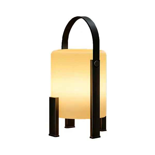 Outdoor Rechargeable Lantern LED Table Lamp Shower Lamp Cordless 3000K and Candle Light IP44 Rain-Resistant | with Remote | PE & Metal for Bathroom Patio Camping Restaurant Home