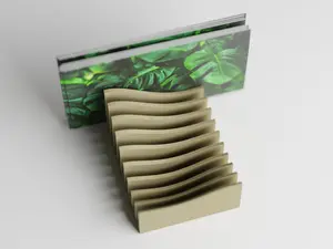 Business Card Holder, Personalized Business Card Display, Card Storage, Loyalty Punch Card Stand, Perfect for Offices, Reception Desks. cordholder