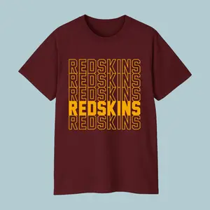 Washington Redskins T-Shirt, Vintage Football Fan Graphic Tee, Retro Team Heritage Design, Casual Streetwear, For Men and Women