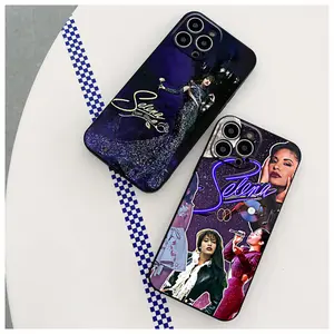 For IPhone14 Pro Singer Selena Quintanilla Phone Case for IPhone 12 13 14 Pro XR XS MAX 14 Plus 13 Pro Iphone Black Covers