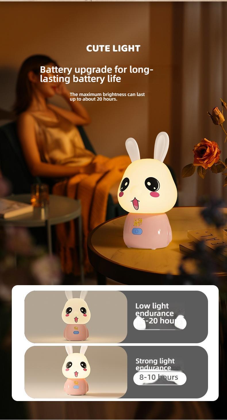 Cute Bluetooth Night Light with App Control - Stepless Dimming, Timer, Colorful Light, Bluetooth Music, Ideal for Sleep & Gift Giving, Perfect for Kids and Bedrooms