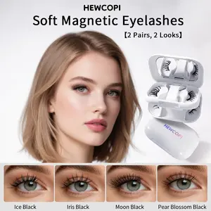 2nd Gen Soft Magnetic Eyelashes All-in-One Box – Reusable, Waterproof, Lightweight, Natural Look, Long-Lasting False Lashes | Perfect TikTok Shop Black Friday & Christmas Gift