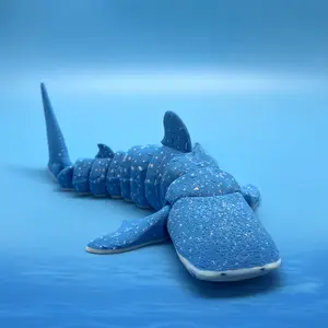 Realistic 3D Articulated Animal Whale Shark Realistic Multi Jointed Ornament Home Office Decoration