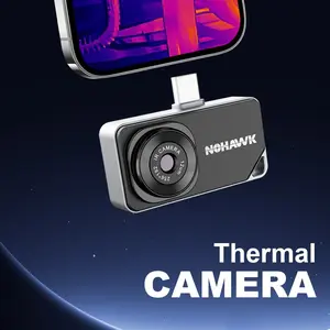 NOHAWK N-T256 Thermal Camera Imager for USB-C iPhone and Android 256x192 R+Super Resolution 512x384 Infrared Resolution Thermal Imager Plug-in Temperature Range: -4°F to 842°F