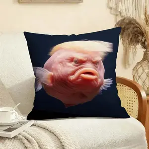 1pc of Fun Print Single-sided Pillowcase, Suitable for All Seasons. Features Zipper Closure, Machine Washable, Easy to Clean. Ideal for Sofa and Home Decor, Office, Living Room. Can Be Machine Washed. Suitable for Sofas, Beds, Chairs.