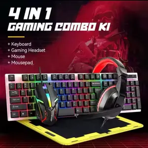 4 in one T wolf Hurricane beast Gaming combo set