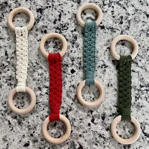 Macrame Kitchen Towel Holder