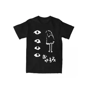 Oyasumi Punpun Art Shirt Apparel Men Women Awesome Goodnight Punpun Tees Short Sleeve Tops Womenswear Streetwear