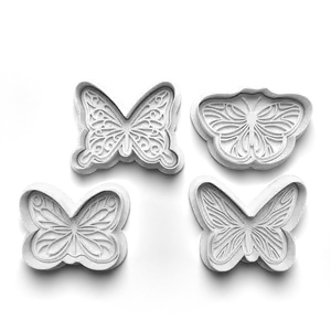 BUTTERFLIES  2'' Cutter and Stamp Prv - Original Product for Crafting and DIY Projects Bakeware Clay