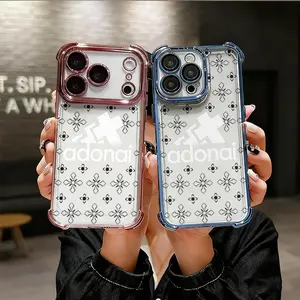 Minimalist retro full print Phone Case for iPhone 17 AIR 17 PRO 16 PRO 15  PRO MAX  14 PLUS 13 PRO 12 11 series (silicone softshell) airbag anti-drop and shockproofmobile phone protective case Protection Smartphone, Accessories, Cellphone