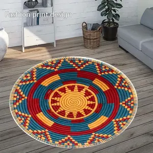 1 floor mat, Boho Area Rug, Boho Rugs, suitable for bedroom bedside decoration, living room home decoration, balcony decoration, hotel decoration, New Year holiday decoration, Valentine's Day decoration