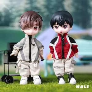 OB11 Doll Outdoor Jackets Suit Clothes And Pants Suit For Ob11 1/12 Doll Outfit Daily Casual Accessories For Children Diy