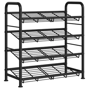 Slim Shoe Storage Organizer | Modern Narrow Shoe Shelf for Bedroom & Entryway | Sturdy & Easy Assembly Shoe Tower