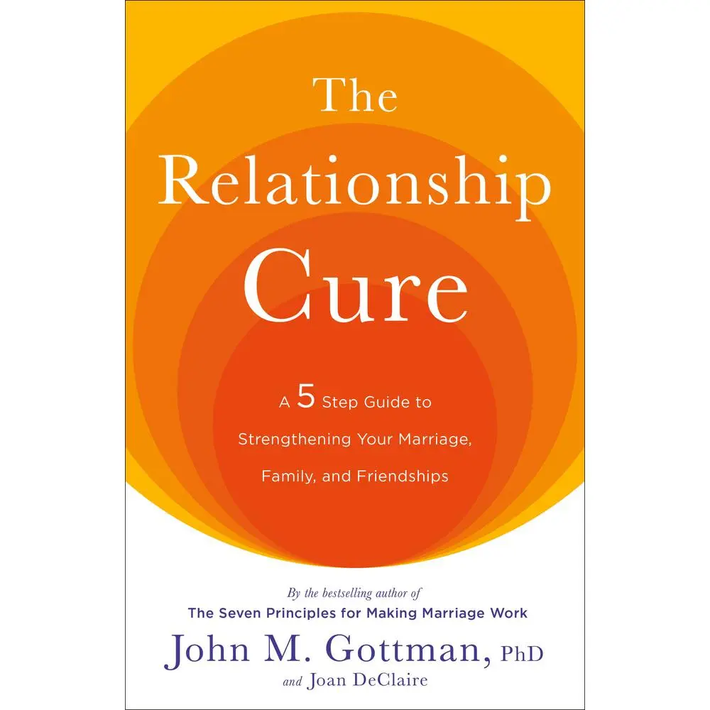 USED Book - The Relationship Cure: A 5 Step Guide to Strengthening Your Marriage, Family, and Friendships by Gottman, John, PhD (Paperback) - english