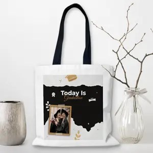 [POD] Custom-designed canvas tote bags, [custom graphics], perfect for shopping, school, work, and other daily activities