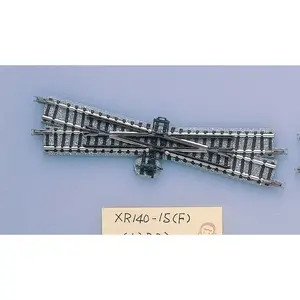 TomyTec Co LTD 1322 15 Degree Crossing XR140-15 - Fine Track -- Right Hand 5-1/2" 140mm Straight Length, N Scale