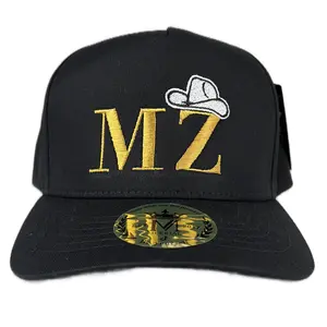 Sombrero MZ Gold SnapBack SOMBRERIZA INICIALES 5 PANEL