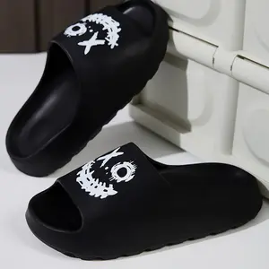 Chic Fashion EVA Slides with Cartoon Design - Comfortable, Non-Slip, Open-Toe  for Indoor & Outdoor Wear, Perfect for Couples Matching, Indoor