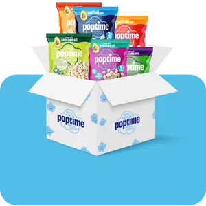 NEW Poptime Teaser Variety Popcorn Pack – Case of 6 NEW Poptime Teaser Variety Popcorn Pack – Case of 6