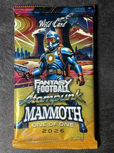 2026 Wildcard Fantasy Football Atom Punk Mammoth 1x