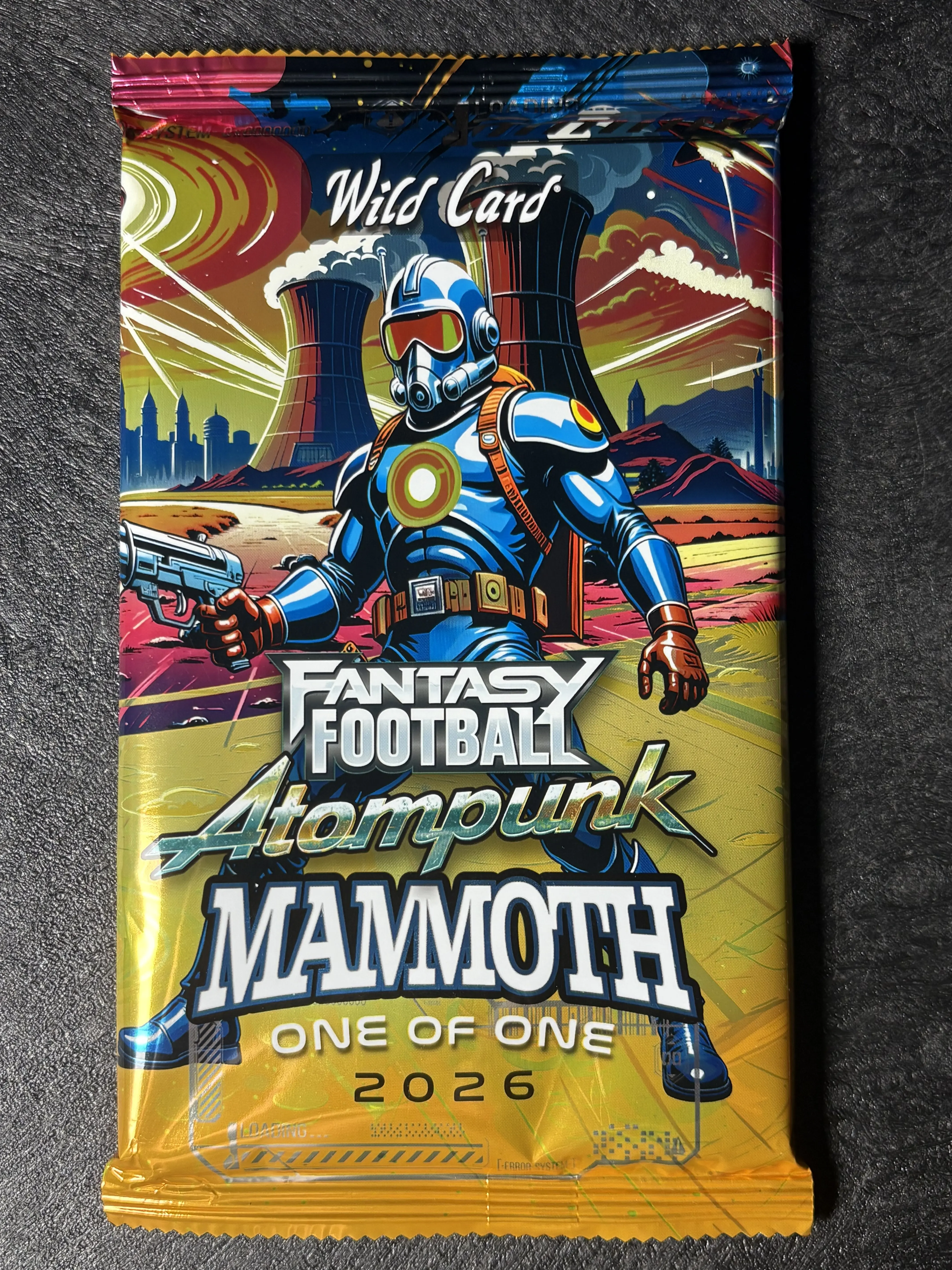 2026 Wildcard Fantasy Football Atom Punk Mammoth 1x