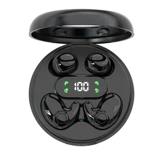 Two Pairs Mini Invisible Bluetooth Earbuds,Comfortable Wireless Sleep Headphones,With LED Display Screens, Long Battery Life,Stereo Sound Quality Earphones,Low Latency Headset,For Side Sleepers