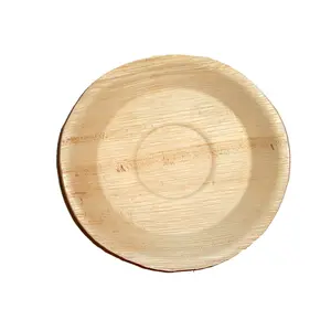 212 MAIN Biodegradable Palm Leaf Tableware Set - 100-Pack Dinnerware Sets, 16oz Plates, 6.2x1.18in Leaf Texture Bowls, Microwave Safe for Home & Party Supplies